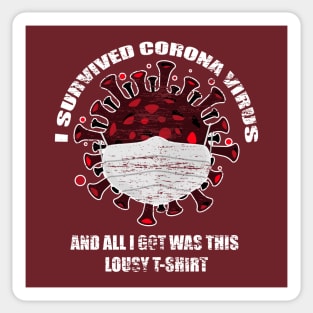 I survived Corona Virus Sticker